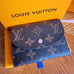 ❤️Authentic Louis Vuitton Rosalie Pink Monogram Coin Purse
